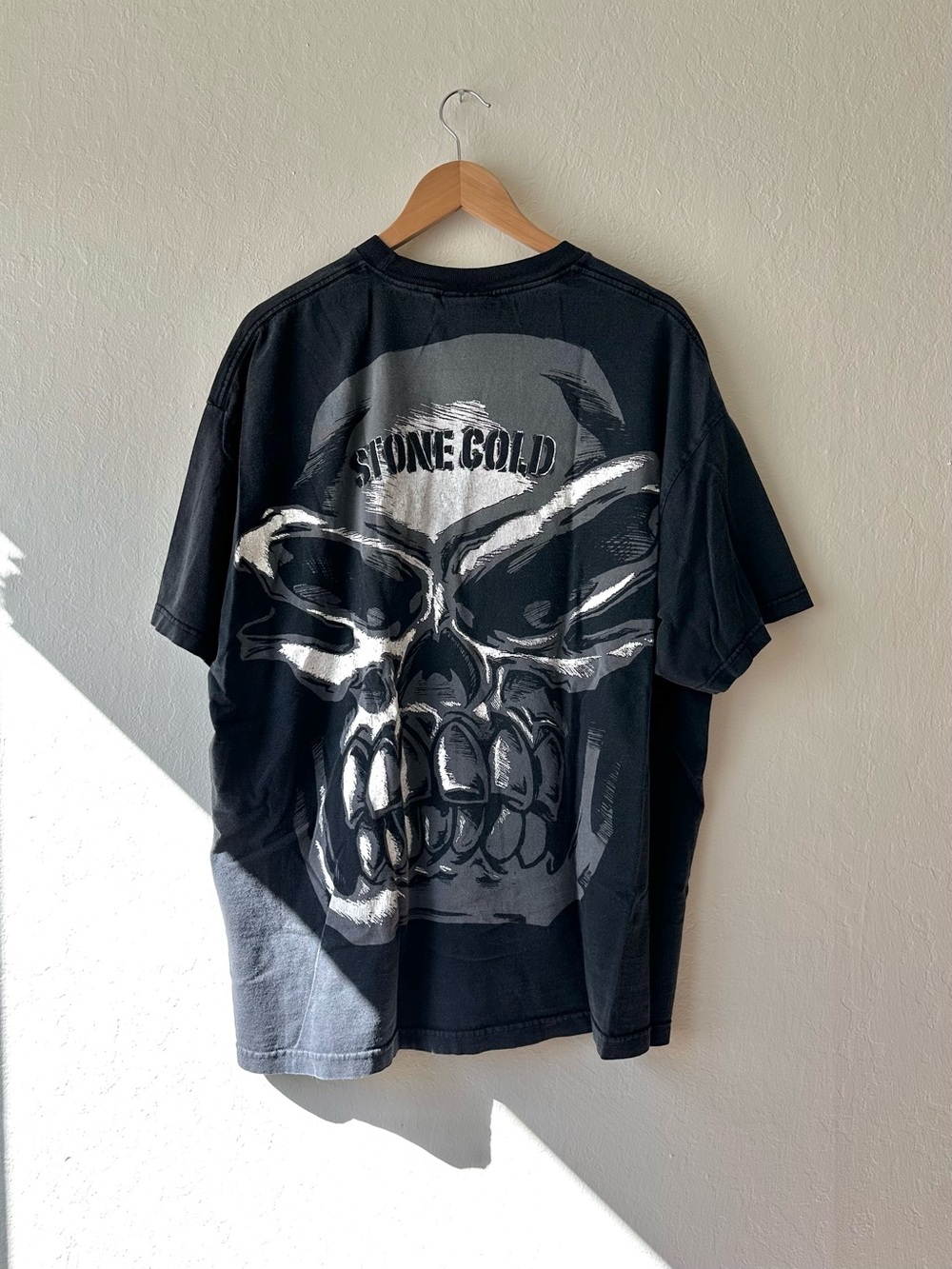 Vintage y2k 2002 stone cold steve austin 3:16 skull shirt 2XL WWF WWE wrestling